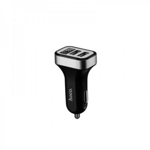 Hoco Z3 Φορτιστής Αυτοκινήτου Dual USB Fast Charging 5V/3.1A Και Είσοδο 12/24V Μαύρος | homidoo.gr