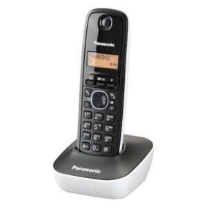 Panasonic Ασύρματο Τηλέφωνο Μαύρο-Λευκό KX-TG1611GRW | homidoo.gr