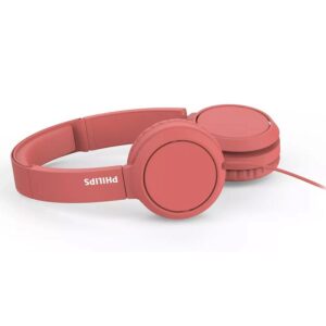 Philips Ακουστικά Stereo On-Ear Stereo 3.5mm Κόκκινα TAH4105RD | homidoo.gr