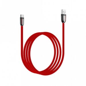 Hoco Καλώδιο Σύνδεσης Grand 3A USB Σε USB-C Fast Charging Και Κορδόνι Καλώδιο 1.2m Κόκκινο U74 | homidoo.gr