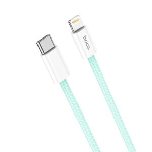 Hoco Καλώδιο Σύνδεσης True Color USB-C Σε Lightning PD 20W Και Braided Καλώδιο 1m Πράσινο X68 - Image 5