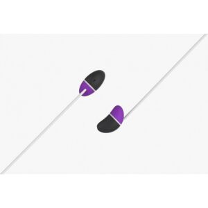 Allocacoc EarBeans Ακουστικά Ψείρες Σε Σχήμα Φασολιού Orchid Purple 10468PP-EBNAUX | homidoo.gr