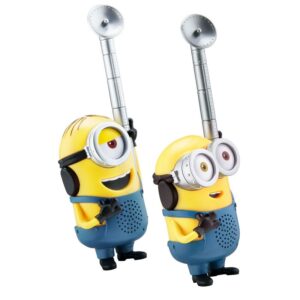 eKids Minions 2 'The Rise of Gru' Σετ 2 Walkie Talkies Για Παιδιά & Ενήλικες Με Εμβέλεια 150m Κίτρινο-Μπλε MS-210 | homidoo.gr