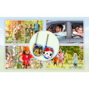 eKids Paw Patrol Σετ 2 Walkie Talkies Με Εμβέλεια 150m Μπλε PW-202 - Image 5