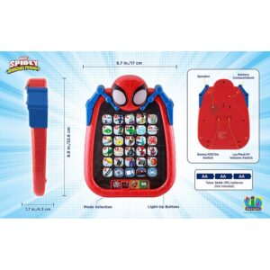 eKids Spiderman Spidey And Friends Learn & Play Tablet Για Παιδιά 3 Ετών+ Μπλε-Κόκκινο SA-165 | homidoo.gr