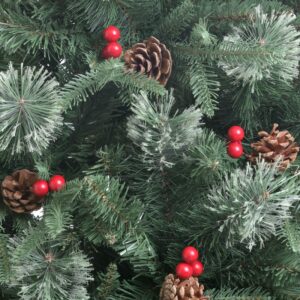 INART ΔΕΝΤΡΟ XMAS ΜΕ ΚΟΥΚΟΥΝΑΡΙΑ PVC ΠΡΑΣΙΝΟ 1620 TIPS Υ200 | homidoo.gr