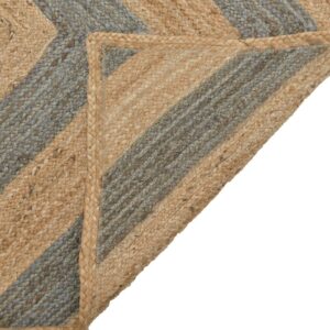 INART ΧΑΛΙ JUTE NATURAL/ΜΠΛΕ 120Χ180 | homidoo.gr