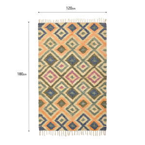 INART ΧΑΛΙ ΒΑΜΒΑΚΕΡΟ MULTICOLOR 120X180 | homidoo.gr