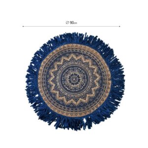 INART ΚΙΛΙΜΙ CHINDI ΥΦΑΣΜΑΤΙΝΟ NATURAL/ΜΠΛΕ Φ120 | homidoo.gr