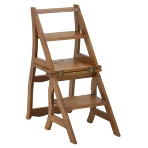 INART ΚΑΡΕΚΛΑ /ΣΚΑΛΑ ΞΥΛΙΝΗ NATURAL 88Χ42Χ47/42 | homidoo.gr