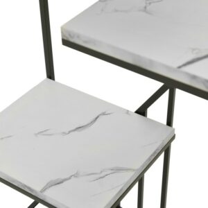 INART ΡΑΦΙΕΡΑ ΜΕΤΑΛΛΙΚΗ/ΞΥΛΙΝΗ ΜΑΥΡΗ/ΛΕΥΚΗ 60Χ30Χ180 | homidoo.gr