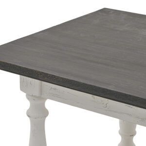 INART ΤΡΑΠΕΖΑΡΙΑ ΞΥΛΙΝΗ ΑΝΤΙΚΕ ΛΕΥΚΗ/NATURAL 197X90X77 | homidoo.gr