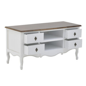 INART ΕΠΙΠΛΟ TV ΞΥΛΙΝΟ ΛΕΥΚΟ/NATURAL 120X48X60 | homidoo.gr