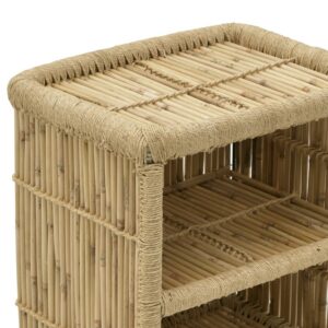 INART ΡΑΦΙΕΡΑ ΜΠΑΜΠΟΥ NATURAL 45X32X50 | homidoo.gr