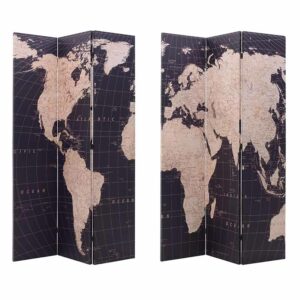 INART ΠΑΡΑΒΑΝ 2 ΟΨΕΩΝ PRINTED CANVAS ΑΤΛΑΣ 120Χ3Χ180 | homidoo.gr