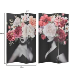 INART ΠΑΡΑΒΑΝ 2 ΟΨΕΩΝ PRINTED CANVAS ΓΥΝΑΙΚΕΙΑ ΦΙΓΟΥΡΑ 120Χ3Χ180. | homidoo.gr