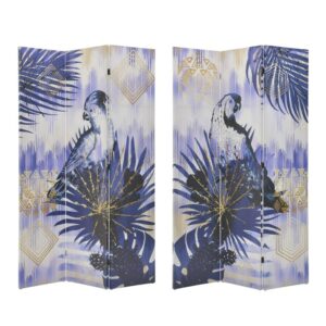 INART ΠΑΡΑΒΑΝ 2 ΟΨΕΩΝ PRINTED CANVAS ΠΑΠΑΓΑΛΟΙ 120Χ3Χ180 | homidoo.gr