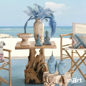 INART ΤΡΑΠΕΖI ΣΑΛΟΝΙΟΥ ΑΠΌ ΜΑΣΙΦ ΞΥΛΟ NATURAL 85Χ75Χ75 | homidoo.gr