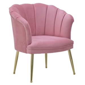 INART ΠΟΛΥΘΡΟΝΑ ΒΕΛΟΥΔΙΝΗ ΡΟΖ 78X70X81/44 | homidoo.gr