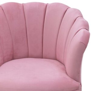INART ΠΟΛΥΘΡΟΝΑ ΒΕΛΟΥΔΙΝΗ ΡΟΖ 78X70X81/44 | homidoo.gr