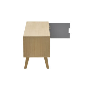 INART ΕΠΙΠΛΟ TV ΞΥΛΙΝΟ ΛΕΥΚΟ/NATURAL 120X36X45 | homidoo.gr