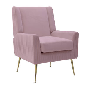 INART ΠΟΛΥΘΡΟΝΑ ΒΕΛΟΥΔΙΝΗ ΑΝΟΙΧΤΟ ΡΟΖ 68X70X92/50 | homidoo.gr