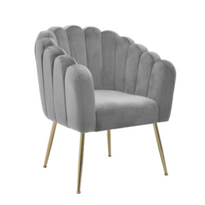 INART ΠΟΛΥΘΡΟΝΑ LINEN ΓΚΡΙ 70X70X87/48 | homidoo.gr