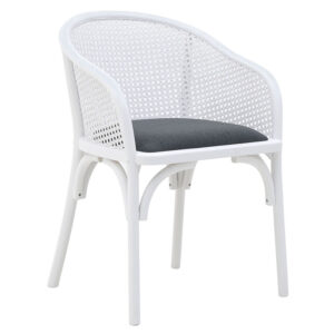 INART ΚΑΡΕΚΛΑ ΞΥΛΙΝΗ  ΛΕΥΚΗ/ΜΑΥΡΗ 55X56X80/50 | homidoo.gr