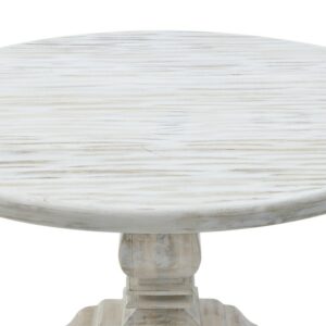 INART ΤΡΑΠΕΖΑΡΙΑ ΡΟΤΟΝΤΑ ΞΥΛΙΝΗ ΑΝΤ.ΛΕΥΚΗ Φ130Χ77 | homidoo.gr