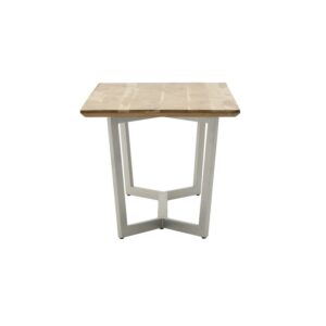 INART ΤΡΑΠΕΖΑΡΙΑ ΞΥΛ.ΜΕΤΑΛ. NATURAL/ΑΣΗΜΙ 180Χ90Χ77 | homidoo.gr