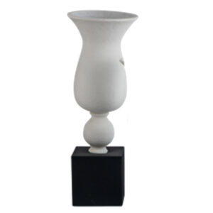 INART ΒΑΖΟ FIBERGLASS ΛΕΥΚΟ/ΜΑΥΡΟ Φ30Χ80 | homidoo.gr