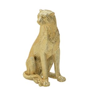 INART ΛΕΟΠΑΡΔΑΛΗ RESIN ΧΡΥΣΗ 34Χ27Χ53 | homidoo.gr