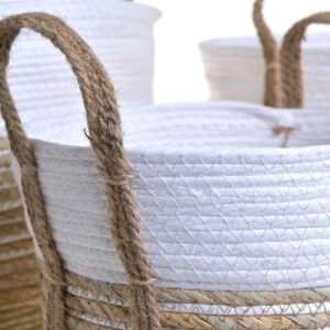 INART S/3 ΚΑΛΑΘΙ ΥΦΑΣΜΑΤΙΝΟ/ΨΑΘΙΝΟ NATURAL/ΛΕΥΚΟ Φ36Χ40 | homidoo.gr