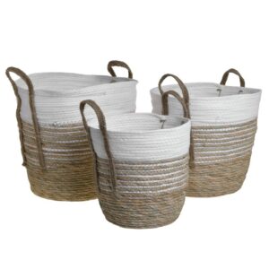 INART S/3 ΚΑΛΑΘΙ ΥΦΑΣΜΑΤΙΝΟ/ΨΑΘΙΝΟ NATURAL/ΛΕΥΚΟ Φ36Χ40 | homidoo.gr