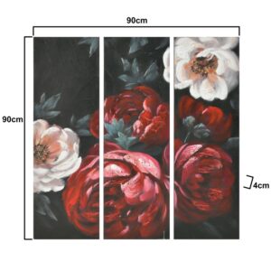 INART S/3 ΠΙΝΑΚΑΣ ΚΑΜΒΑΣ ΛΟΥΛΟΥΔΙΑ 90X4X90 | homidoo.gr