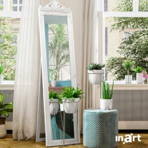 INART ΚΑΘΡΕΠΤΗΣ ΕΠΙΔΑΠΕΔΙΟΣ POLYRESIN ΛΕΥΚΟΣ 40Χ5Χ160 | homidoo.gr