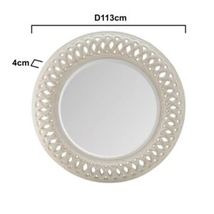 INART ΚΑΘΡΕΠΤΗΣ POLYRESIN ΑΝΤΙΚΕ ΛΕΥΚΟΣ Δ-113(4) | homidoo.gr