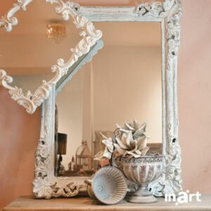 INART ΚΑΘΡΕΠΤΗΣ POLYRESIN ΛΕΥΚΟΣ 2H 50X3X60 | homidoo.gr