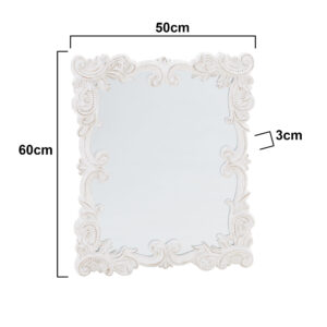 INART ΚΑΘΡΕΠΤΗΣ POLYRESIN ΛΕΥΚΟΣ 2H 50X3X60 | homidoo.gr