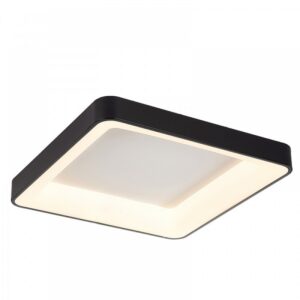 Inlight Φωτιστικό Οροφής Πλαφονιέρα LED Από Μέταλλο Και Ακρυλικό Μαύρο 42173-Α | homidoo.gr