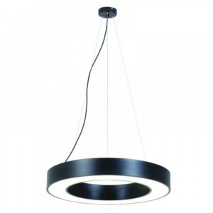 Inlight Φωτιστικό Κρεμαστό LED Φ80cm Μαύρο 6171-80 | homidoo.gr