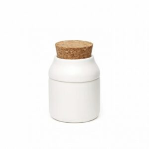 Kikkerland Ceramic Grinder And Jar Μίνι Λευκό Γουδί CU181S-WH | homidoo.gr