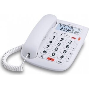 Alcatel Σταθερό Τηλέφωνο Για Ηλικιωμένους TMAX 20 Λευκό 010024 | homidoo.gr