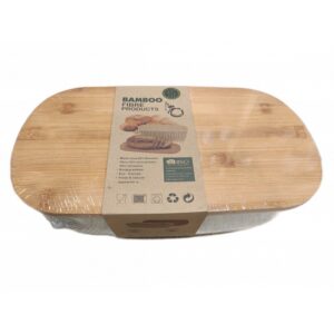 Lalos Ψωμιέρα Μπαμπού 27x21x14cm Σε Ποικιλία Σχεδίων 2023-2 | homidoo.gr