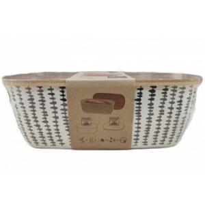 Lalos Ψωμιέρα Μπαμπού 27x21x14cm Σε Ποικιλία Σχεδίων 2023-7 | homidoo.gr
