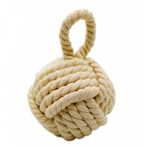 Lalos Βαρίδι Πόρτας 16x16cm Mε Σχοινί Armenistis Φυσικό 3911 | homidoo.gr