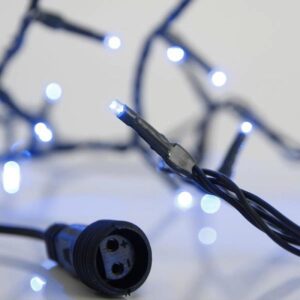Magic Christmas Σειρά 100 Μπλε LED Σταθερά 5m Πράσινο Καλώδιο IP44 Επεκτεινόμενα 600-11335 | homidoo.gr