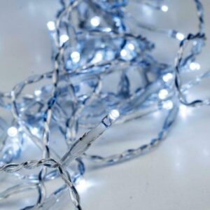 Magic Christmas Βροχή 144 LED Ψυχρό Λευκό 300*60cm Διάφανο Καλώδιο IP44 Επεκτεινόμενη 600-11355 | homidoo.gr