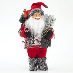 Magic Christmas Άγιος Βασίλης Κόκκινος 40cm 600-43450 | homidoo.gr