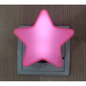 New Norton Φωτάκι Νυκτός Με Διακόπτη LED 0.1 Watts Αστέρι Ροζ NL-10 | homidoo.gr